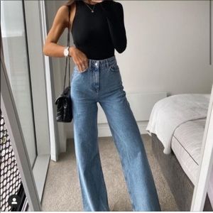 Zara wide leg jeans